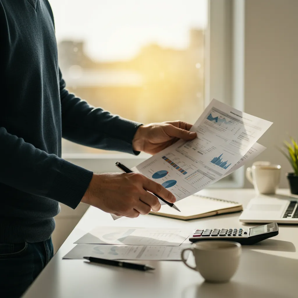 Entrepreneur analysant ses charges sociales et cotisations selon son statut juridique