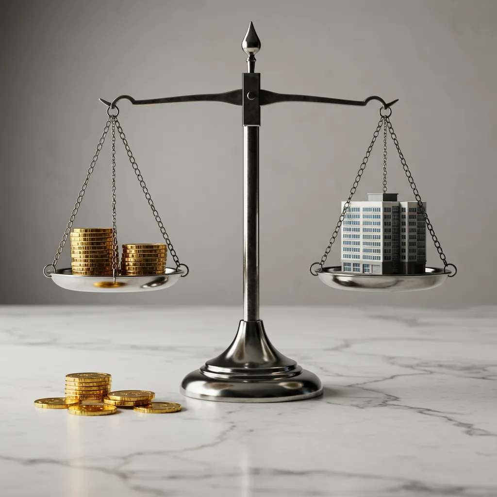 Balance symbolisant la comparaison entre equity crowdfunding et autres modes de financement : avantages et limites