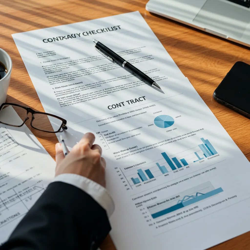 Documents d'intégration et checklist d'onboarding organisés sur un bureau professionnel