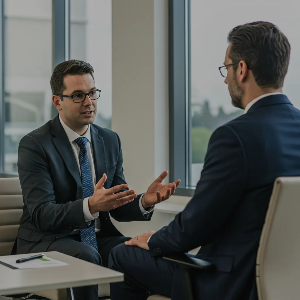 Communication assertive et honnête lors d'une conversation professionnelle difficile