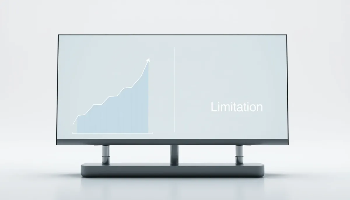 Représentation visuelle d'une balance montrant les avantages et limites en équilibre